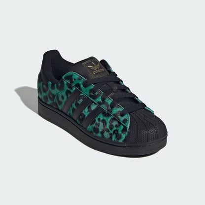 adidas Superstar II 
Leopard Semi Screaming Green (Women's)