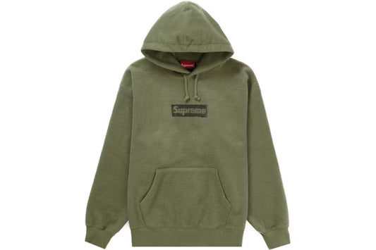 Supreme Inside Out Box Logo Hooded Sweatshirt Light Olive XL