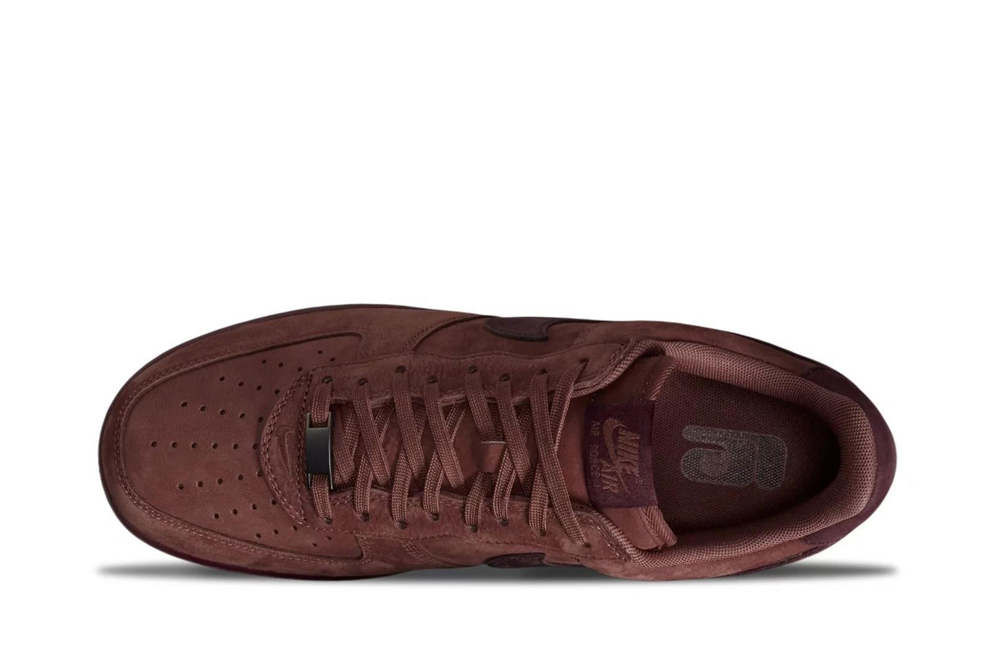 Nike Air Force 1 Low Retro Premium QS 
Red Sepia Mahogany Badgeless