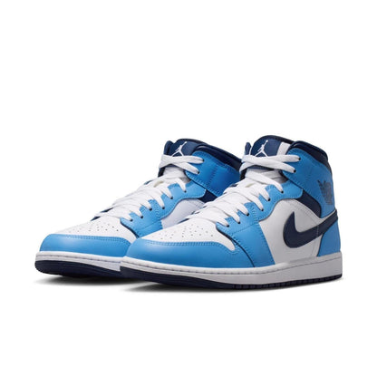 Jordan 1 Mid 
University Blue Midnight Navy