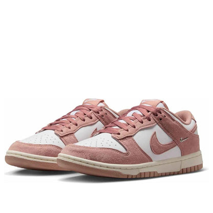 Nike Dunk Low Rose Whisper Gold Mini Swoosh (Women's)