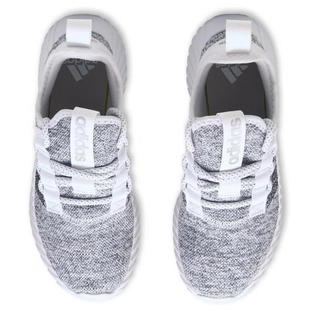 adidas Kaptir Flow Cloud White Core Black Silver Metallic (Women's) size 5.5W
