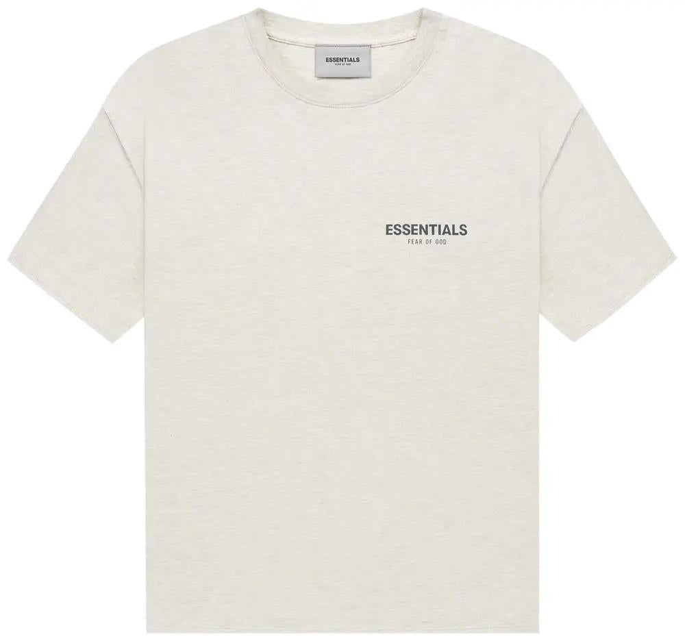 Fear of God Essentials Short-Sleeve Tee 'Light Heather Oatmeal'