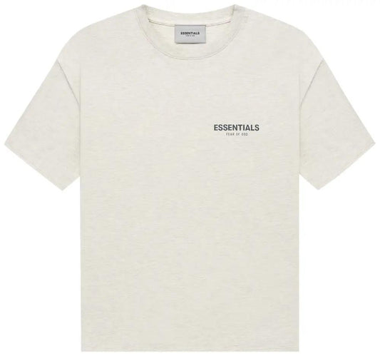 Fear of God Essentials Short-Sleeve Tee 'Light Heather Oatmeal'