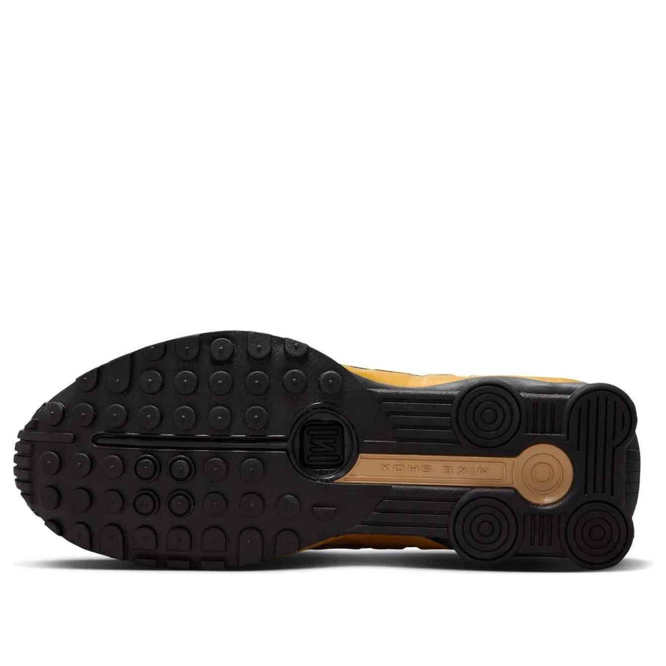 Nike Shox R4 Metallic Gold Black (2025)