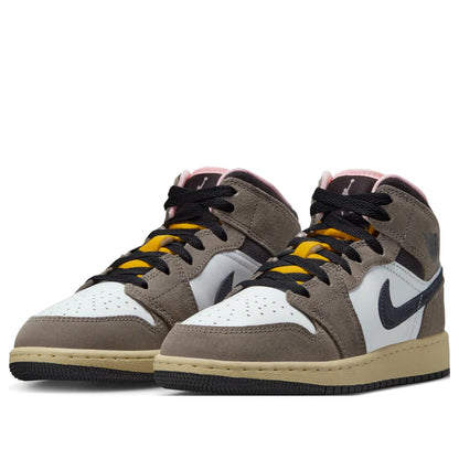 Jordan 1 Mid SE White Cave Stone (GS) HQ2014-100