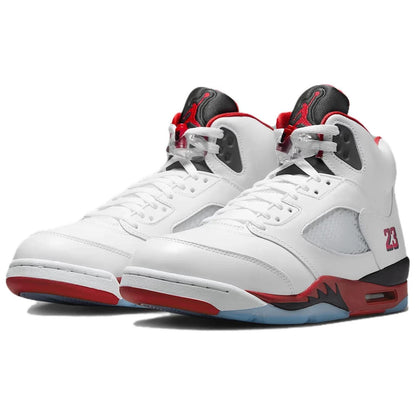 Jordan 5 Retro Fire Red Black Tongue (2025)