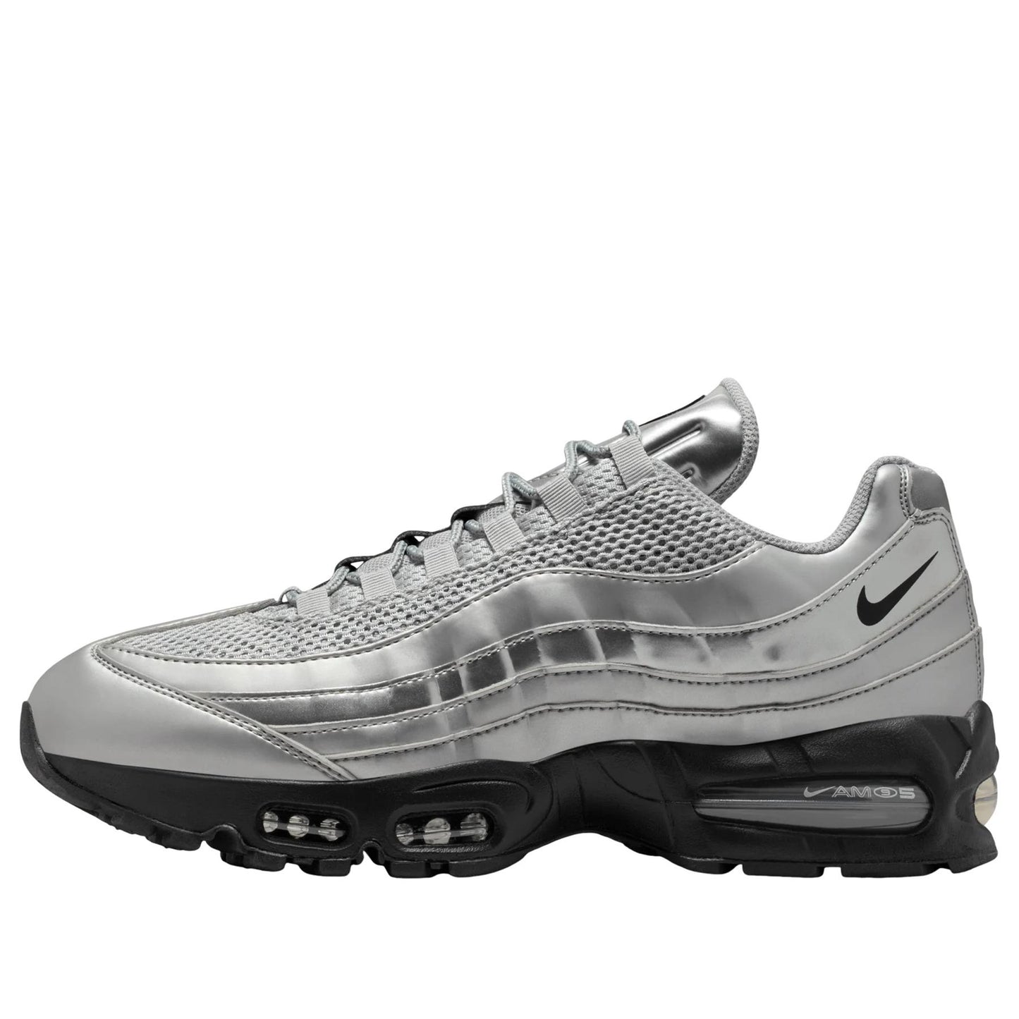 Nike Air Max 95 SE 
Big Bubble Total 90 Metallic Silver