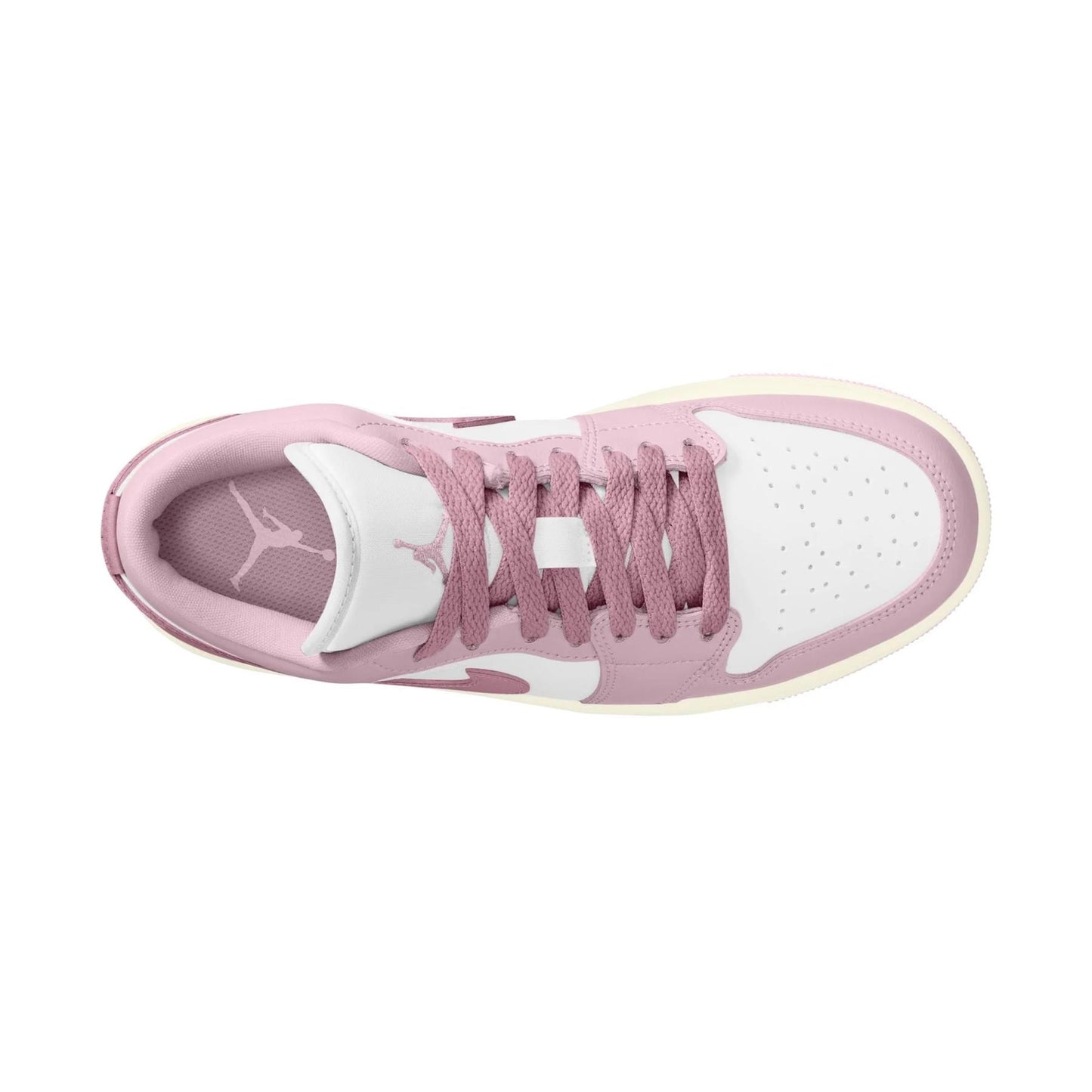 Jordan 1 Low 
Iced Carmine White (Women's)