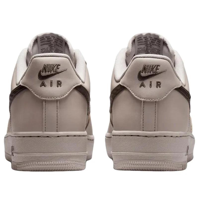 Nike Air Force 1 Low '07 
Carbon Fiber Swoosh College Grey Newsprint