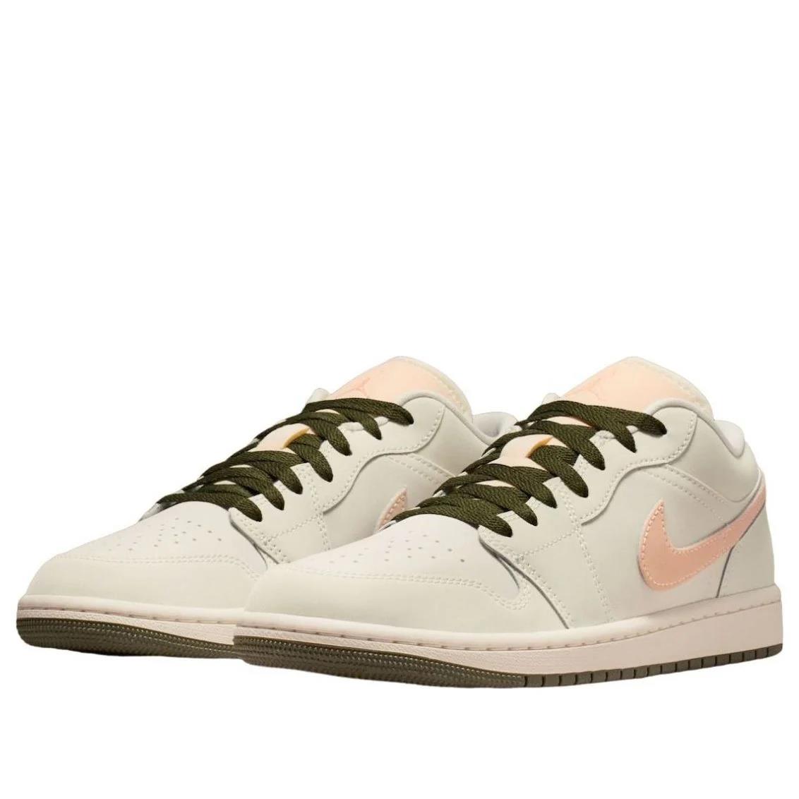 Jordan 1 Low Sail Crimson Tint Khaki (Women's) DC0774-111