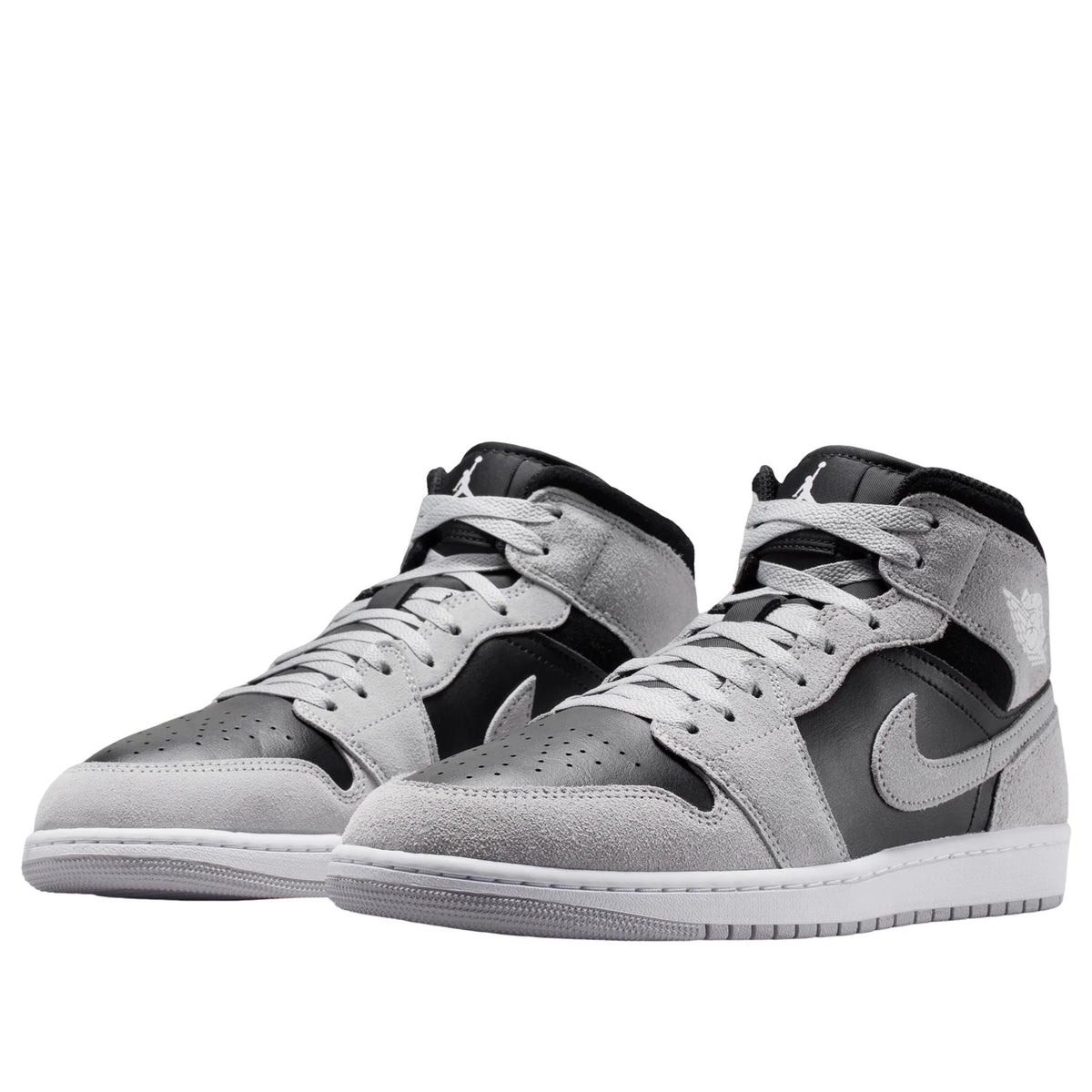 Jordan 1 Mid 
Light Smoke Grey Black