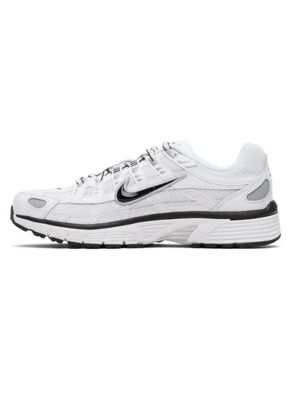 Nike P-6000 White Metallic Silver Black Men's CD6404-107