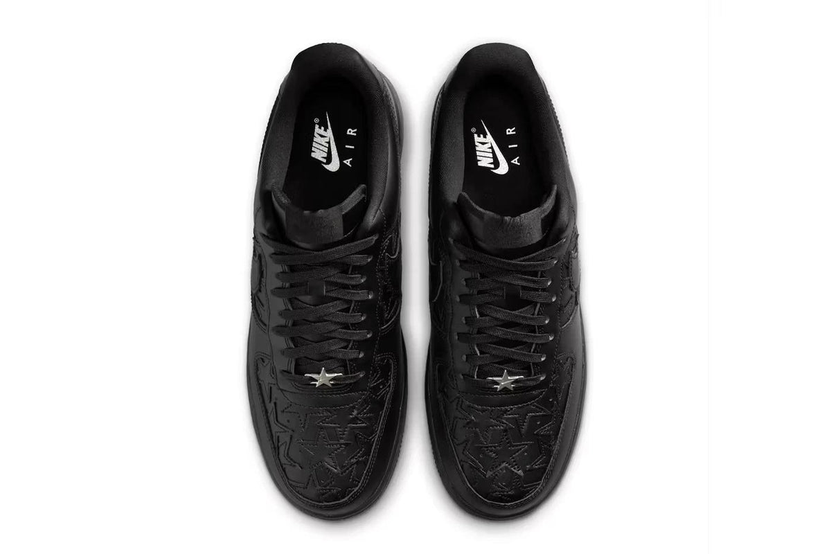 Nike Air Force 1 Low LV8 
Triple Black Stars