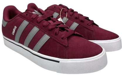 Adidas Campus Vulc Shadow Red Grey White Shoes IF9286