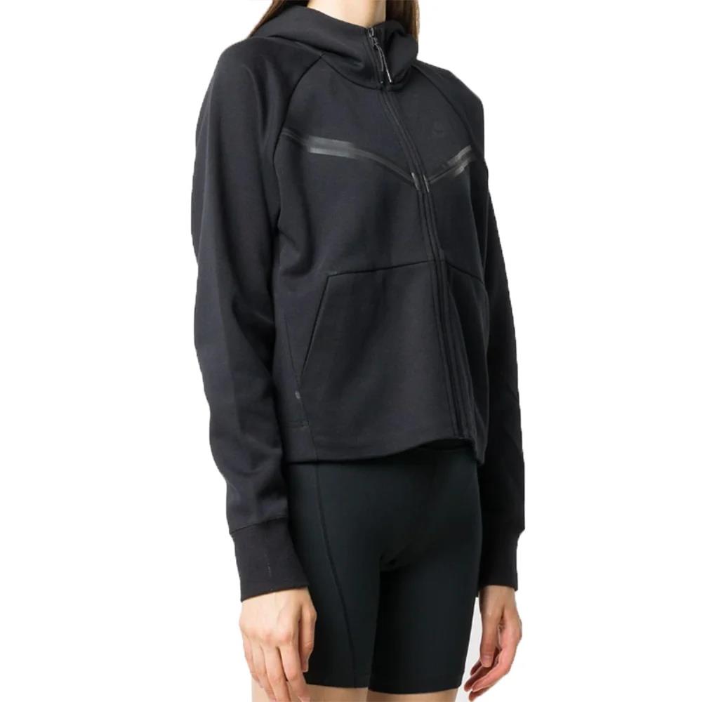 Nike Women's Tech Fleece Windrunner Full Zip Hoodie 
Black