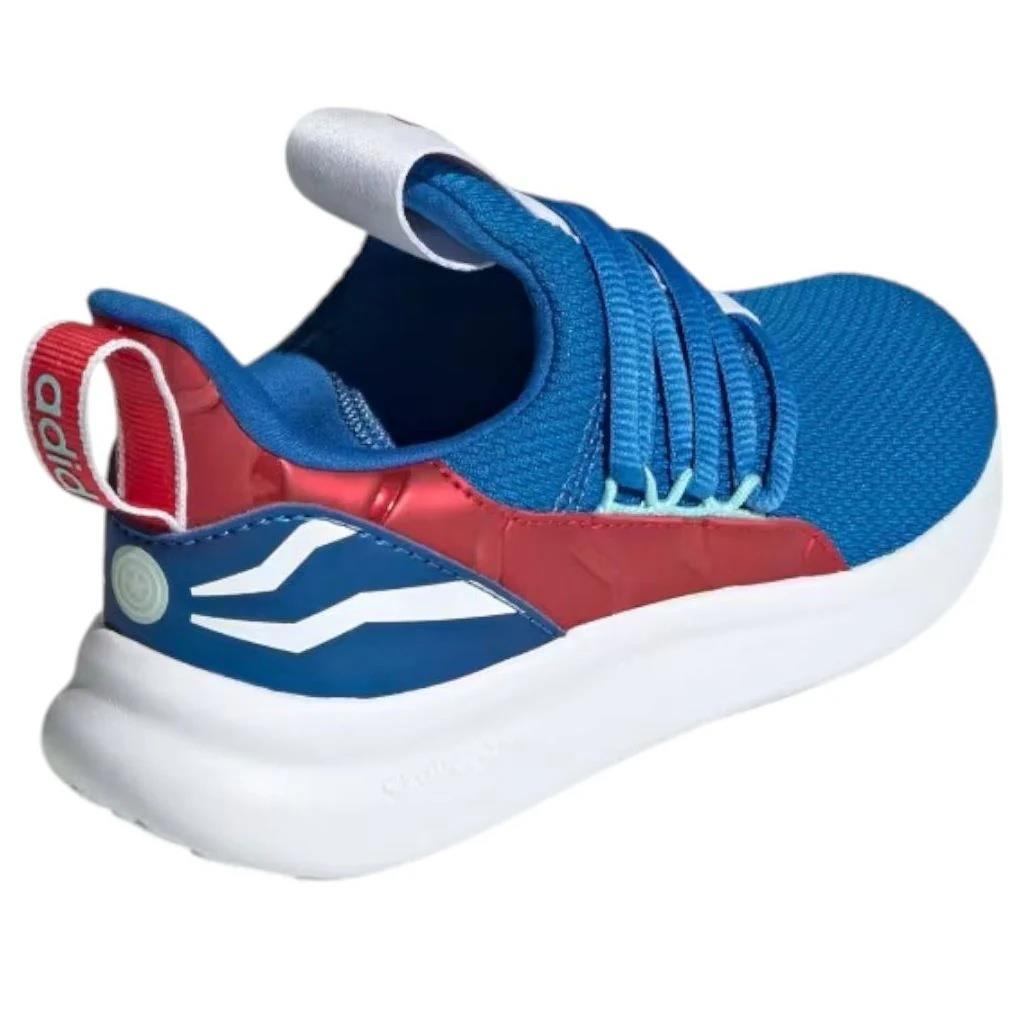 Adidas Lite Racer Adapt 7.0 Marvel Captain America Bright Royal Cloud White Pure Ruby (GS)