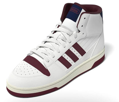 Adidas Forum Break Start Mid White Cream Maroon Lace Up Shoes JR1453 size 7.5