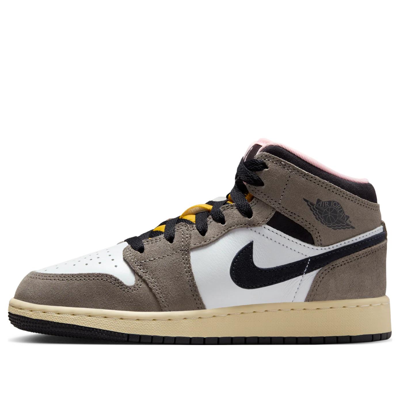 Jordan 1 Mid SE White Cave Stone (GS) HQ2014-100
