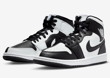 Jordan 1 Mid Split Black White (Women's)