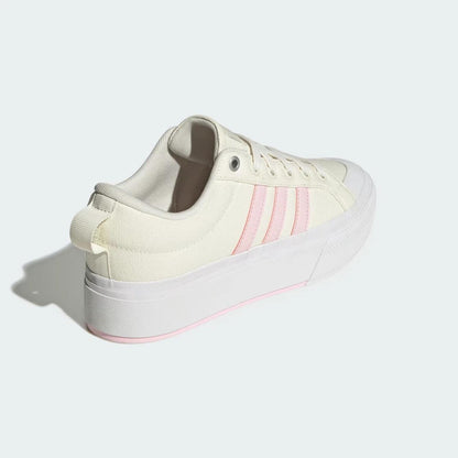 Adidas Women's Bravada 2.0 Platform 'Off White Clear Pink' Shoes JI1799 size 11