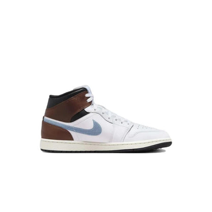 Jordan 1 Mid SE Brown Blue Grey Men's FQ7831-142