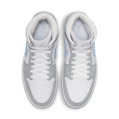 Jordan 1 Mid 
Wolf Grey Aluminum (Women's)