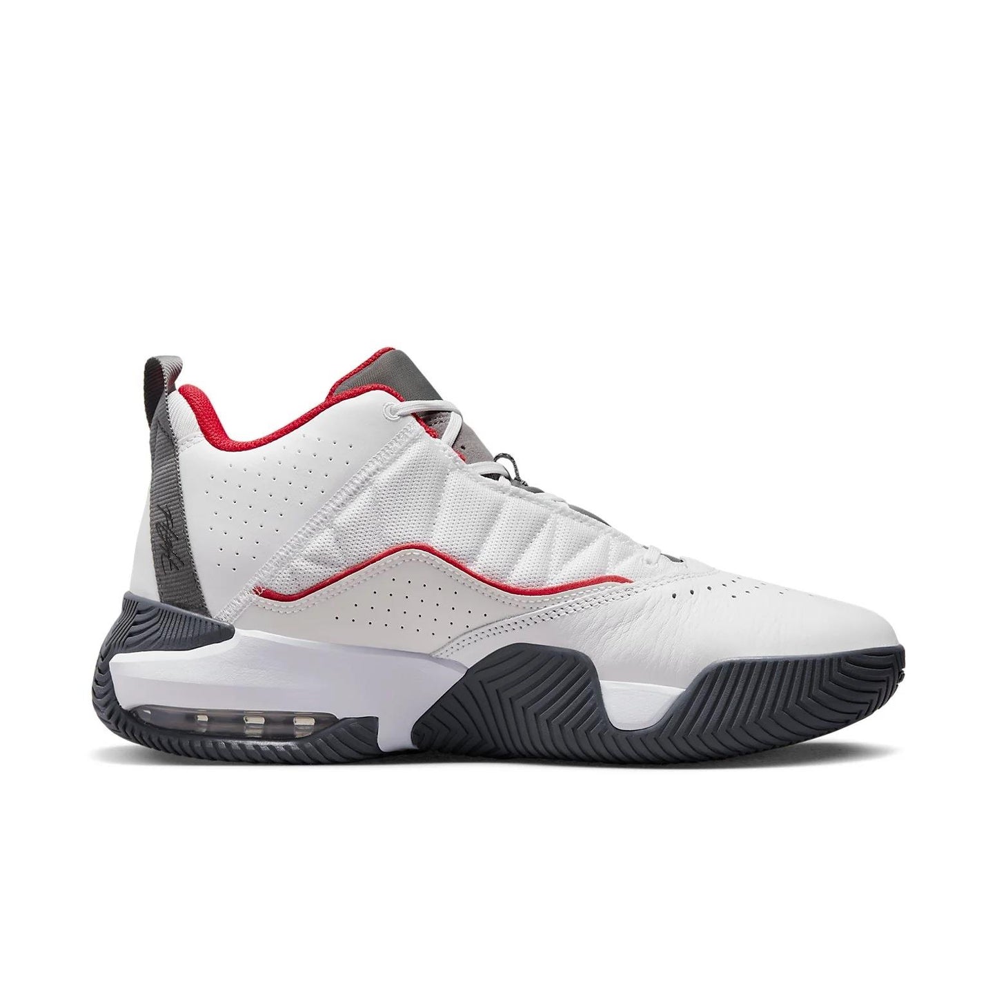 Jordan Stay Loyal White University Red