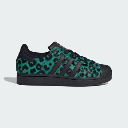 adidas Superstar II 
Leopard Semi Screaming Green (Women's)