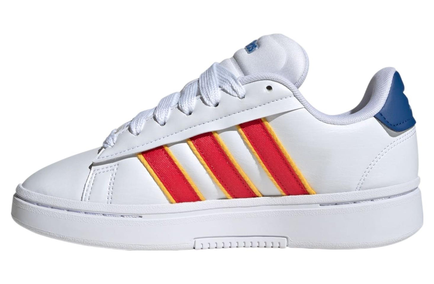 Adidas Grand Court Alpha 00s Cloud White Pure Ruby Royal Blue (Women's) JQ0027 size 6