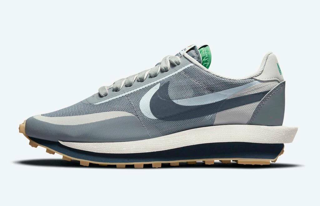 Nike LD Waffle 
sacai CLOT Kiss of Death 2 Cool Grey