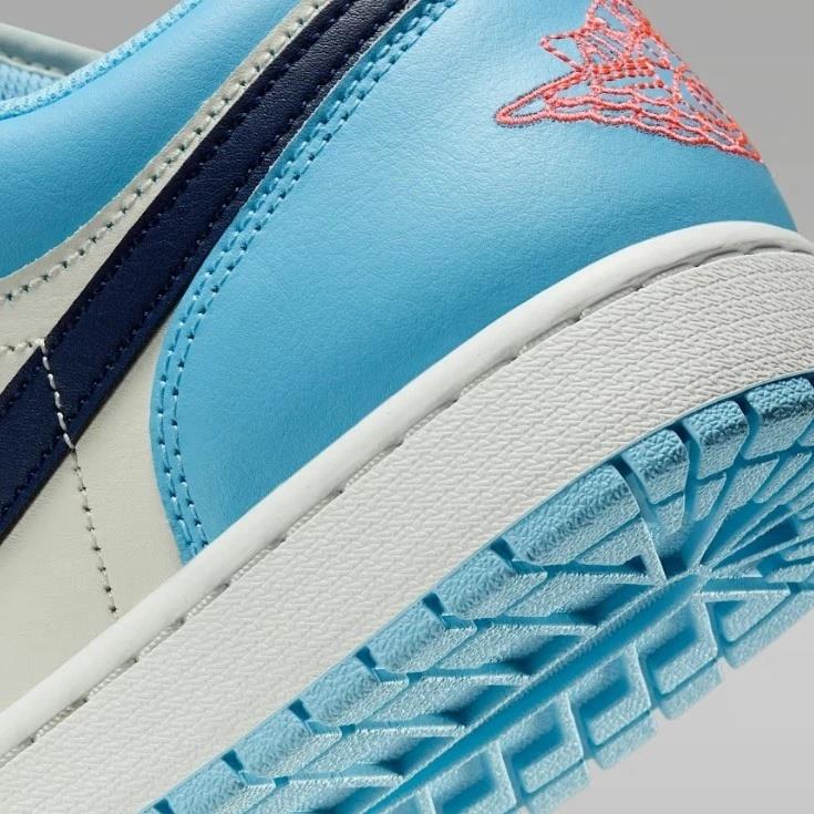Jordan 1 Low Sail Blue Chill Men's 553558-149