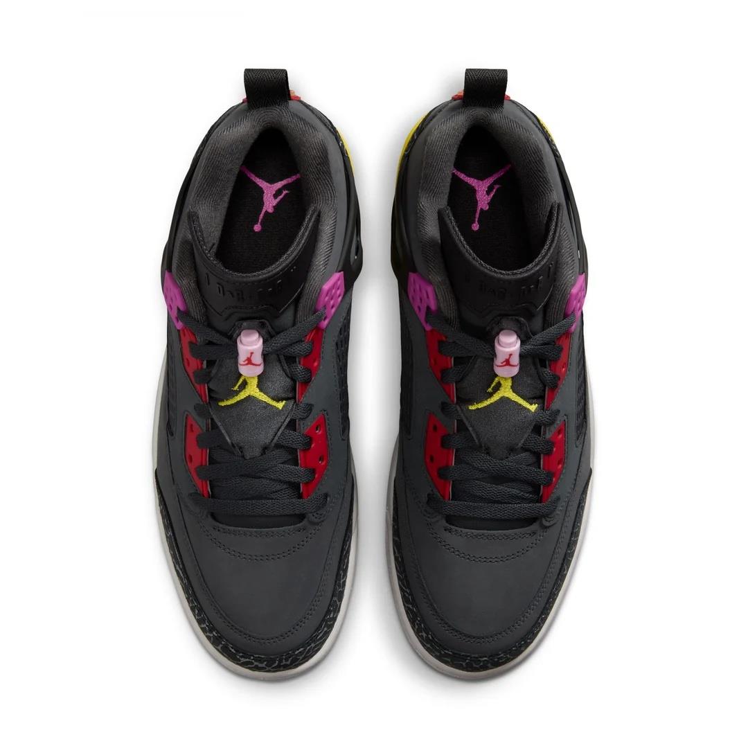 Jordan Spizike Low Anthracite University Red