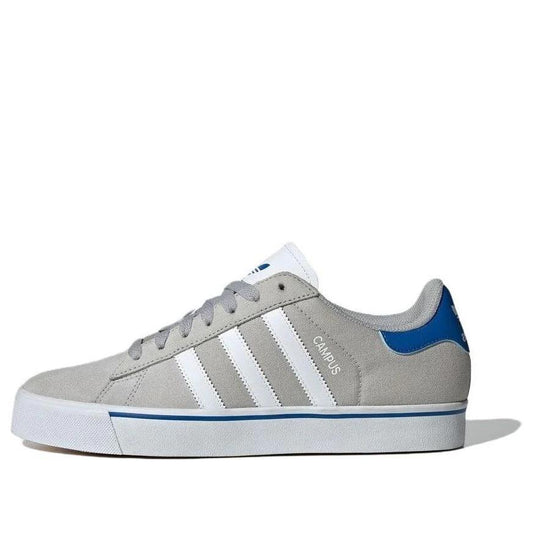 Adidas Originals Campus Vulc Grey Blue White Athletic Sneakers