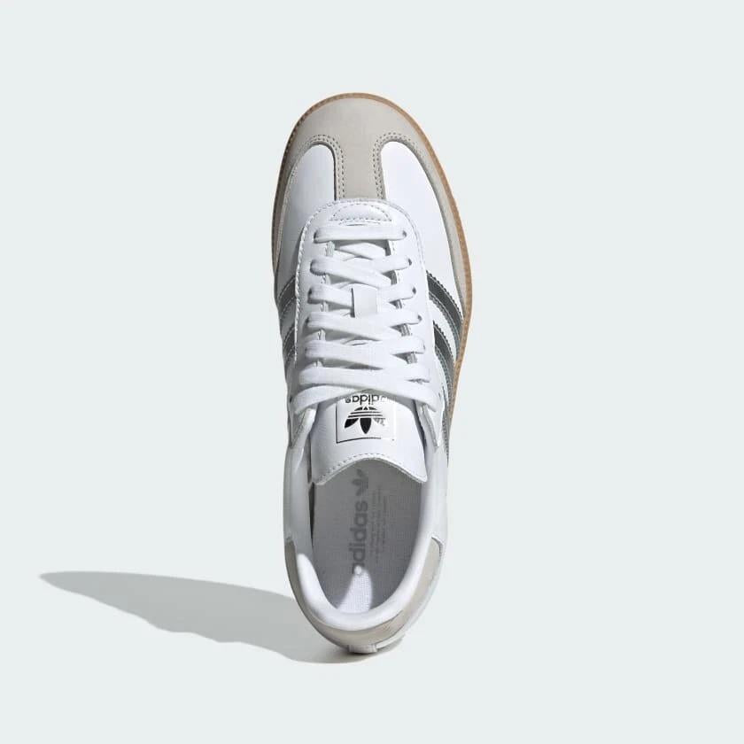 Adidas Samba OG White Silver Metallic Grey (Women's)