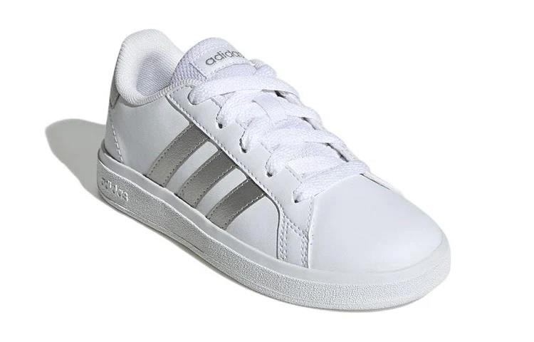 Adidas Grand Court 2.0 Lifestyle Tennis 'White Matte Silver (GS) GW6506