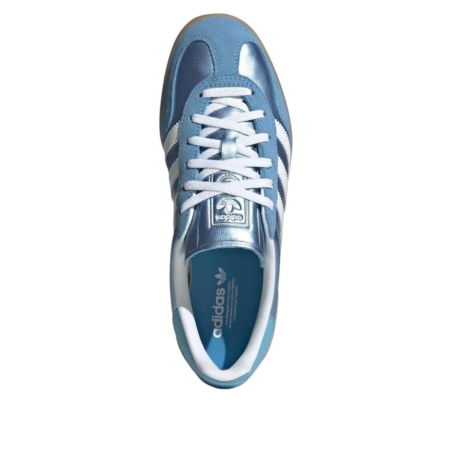Adidas Gazelle Indoor Blue Cloud White Gum (Women's)