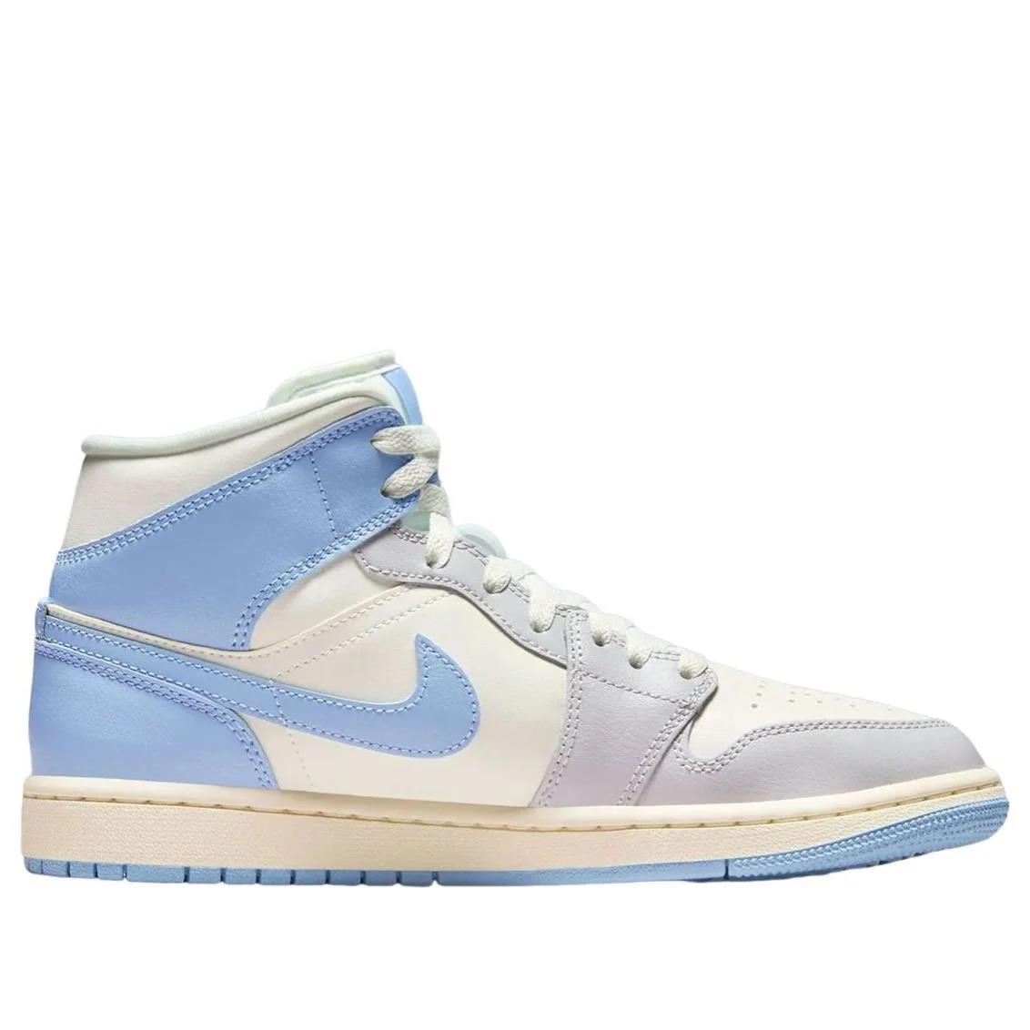 Jordan 1 Mid Psychic Blue Sail Coconut Milk (Women's) BQ6472-402