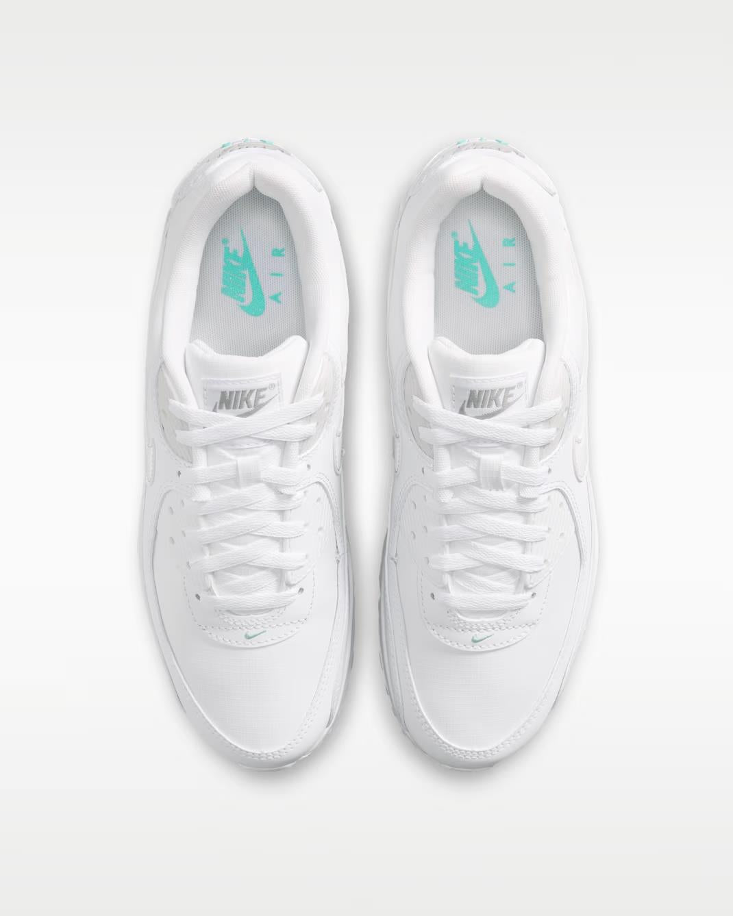 Nike Air Max 90 
White Hyper Turquoise