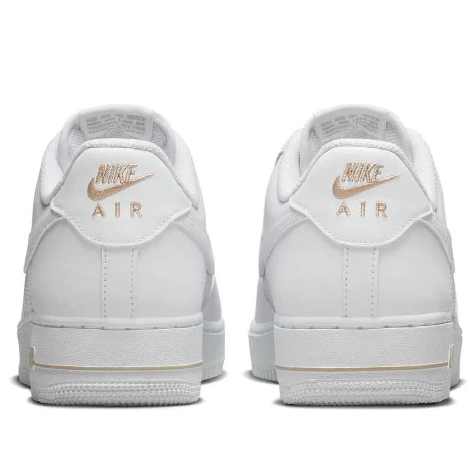 Nike Air Force 1 Low 
White Desert Khaki Mini Swoosh