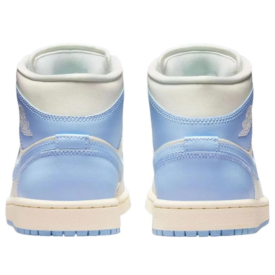 Jordan 1 Mid Psychic Blue Sail Coconut Milk (Women's) BQ6472-402