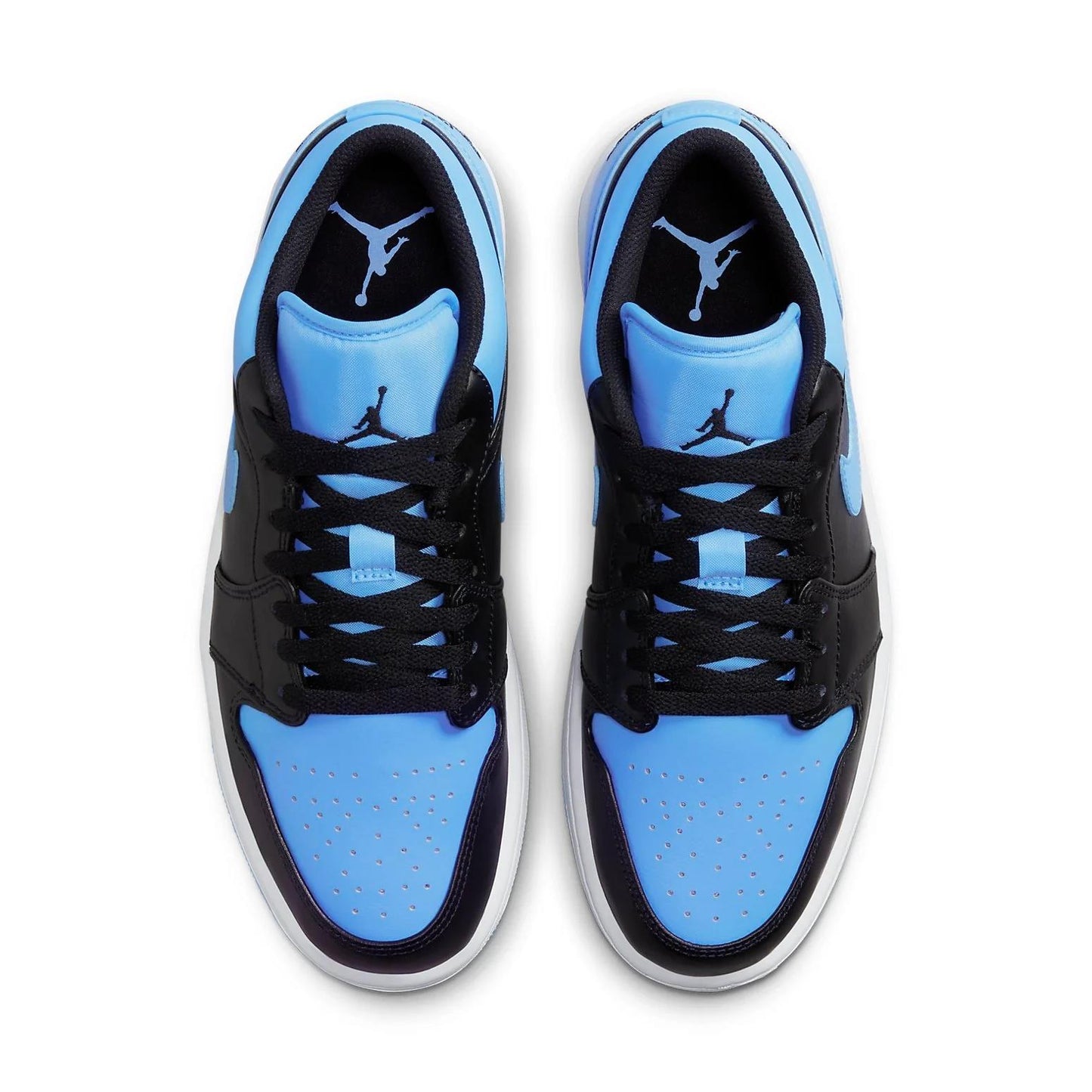 Jordan 1 Low Black University Blue Men's 553558-041