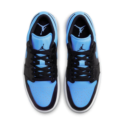 Jordan 1 Low Black University Blue Men's 553558-041