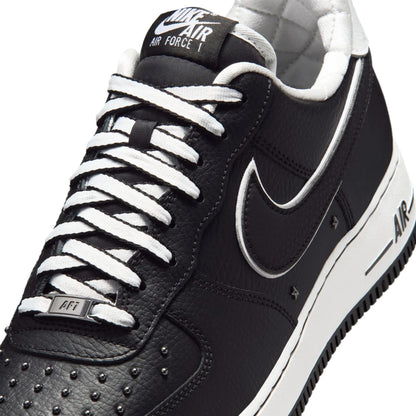 Nike Air Force 1 Low '07 Premium Black White Metallic Dark Grey Men's IM6643-010