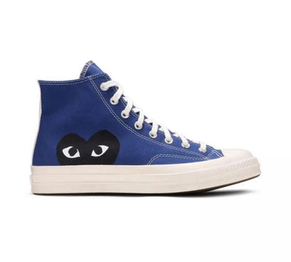 Converse Chuck Taylor All Star 70 Hi Comme des Garcons PLAY Blue Quartz