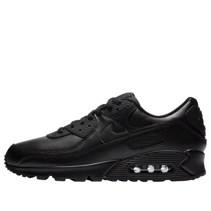 Nike Air Max 90 Leather Triple Black Men's CZ5594-001