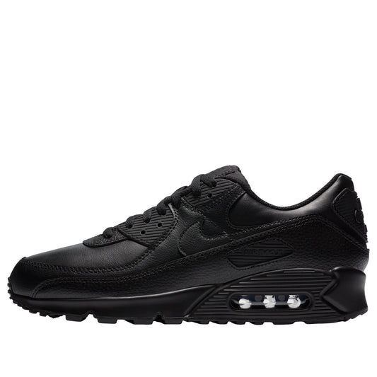 Nike Air Max 90 Leather Triple Black Men's CZ5594-001