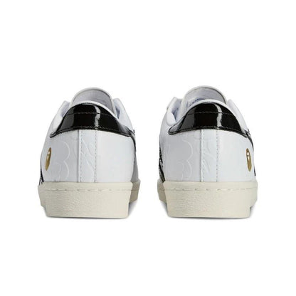 Adidas Superstar Vintage Bape White Black