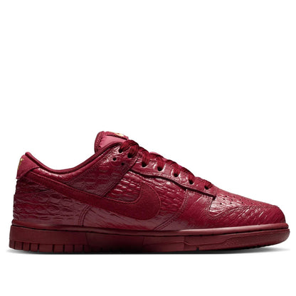 Nike Dunk Low 
Crocodile Team Red (Women's)