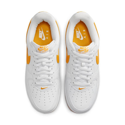 Nike Air Force 1 Low Retro QS Color Of The Month White University Gold Men's FD7039-100 size 6.5W/5MEN